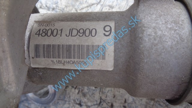 riadenie na  nissan qashqai, 48001JD900